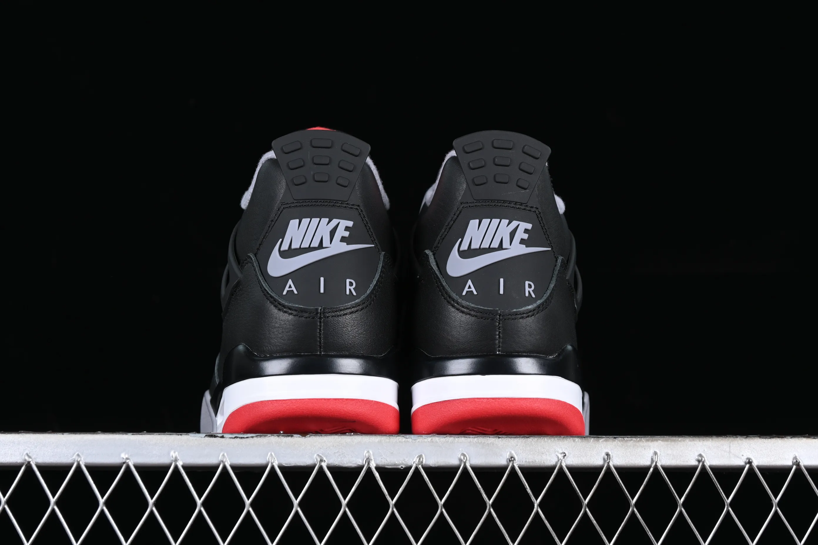 All categories Air Jordan Jordan series basketball shoes Air Jordan 4 LJR version Air Jordan 4 Retro "Bred Reimagined" AJ4 Joe 4 black red FV5029-006